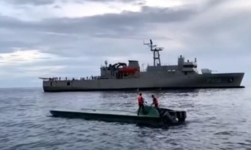 میکسیکو بحریہ کی بڑی کارروائی، 3.5 میٹرک ٹن کوکین سے بھری آبدوز پکڑلی