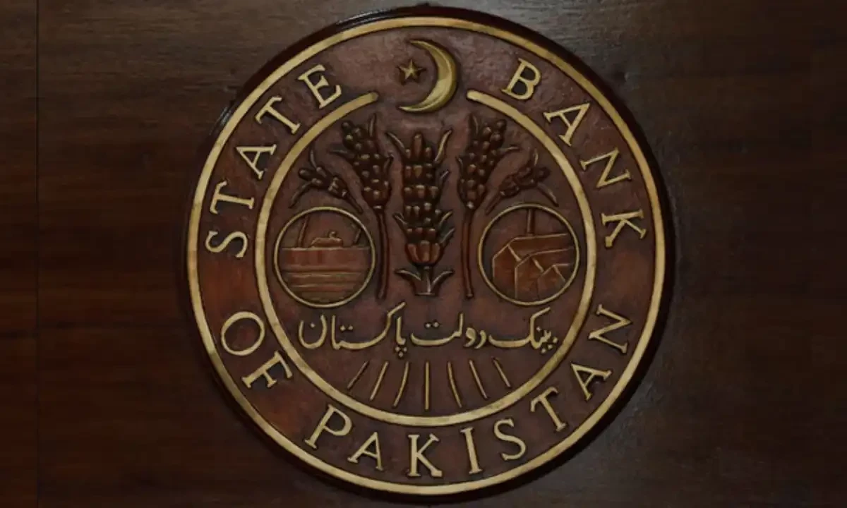 The logo of the State Bank of Pakistan is pictured on a reception desk at the head office in Karachi, Pakistan July 16, 2019. Reuters/File The logo of the State Bank of Pakistan is pictured on a reception desk at the head office in Karachi, Pakistan July 16, 2019. Reuters/File