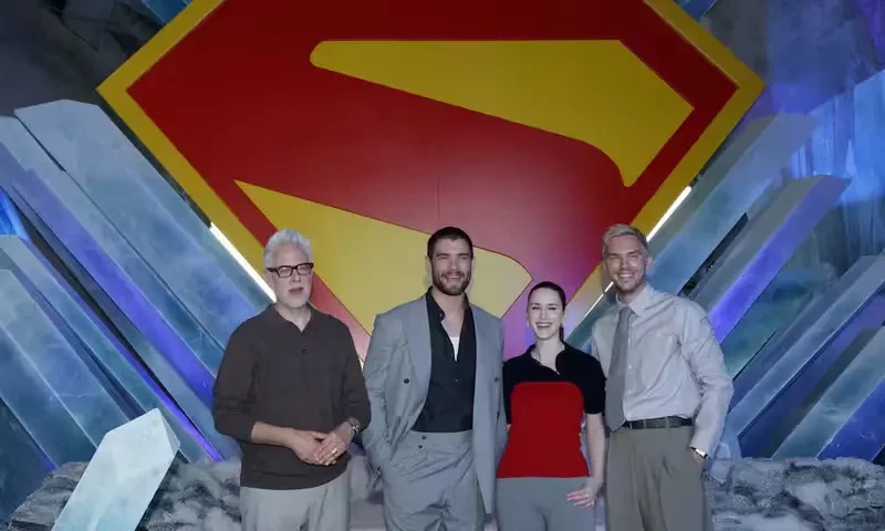 Director James Gunn and cast members David Corenswet, Rachel Brosnahan, and Nicholas Hoult pose at a photo call for the film Superman in Culver City, California, U.S., June 28, 2025. Reuters Director James Gunn and cast members David Corenswet, Rachel Brosnahan, and Nicholas Hoult pose at a photo call for the film Superman in Culver City, California, U.S., June 28, 2025. Reuters