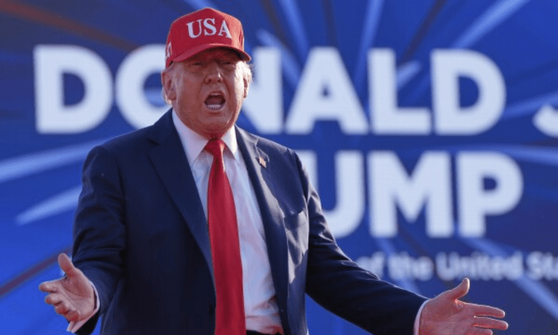 صدر ڈونلڈ ٹرمپ نے خود کو امن کے نوبیل انعام کے لیے بہترین امیدوار قرار دیدیا