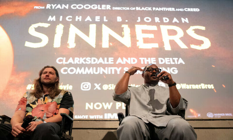 Director Ryan Coogler talks about his film “Sinners” during Q&A after a special screening of the film in Clarksdale, Mississippi. – Reuters file