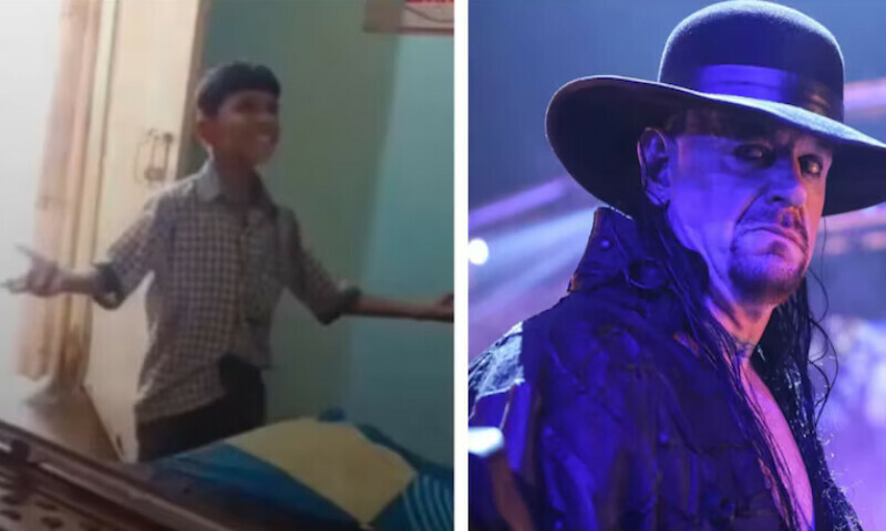 باپ بیٹے نے ’انڈر ٹیکر‘ کو بھی تعریف پر مجبور کردیا