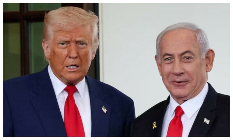 U.S. President Donald Trump welcomes Israeli Prime Minister Benjamin Netanyahu at the entrance of the White House in Washington, D.C., U.S., April 7, 2025. REUTERS U.S. President Donald Trump welcomes Israeli Prime Minister Benjamin Netanyahu at the entrance of the White House in Washington, D.C., U.S., April 7, 2025. REUTERS