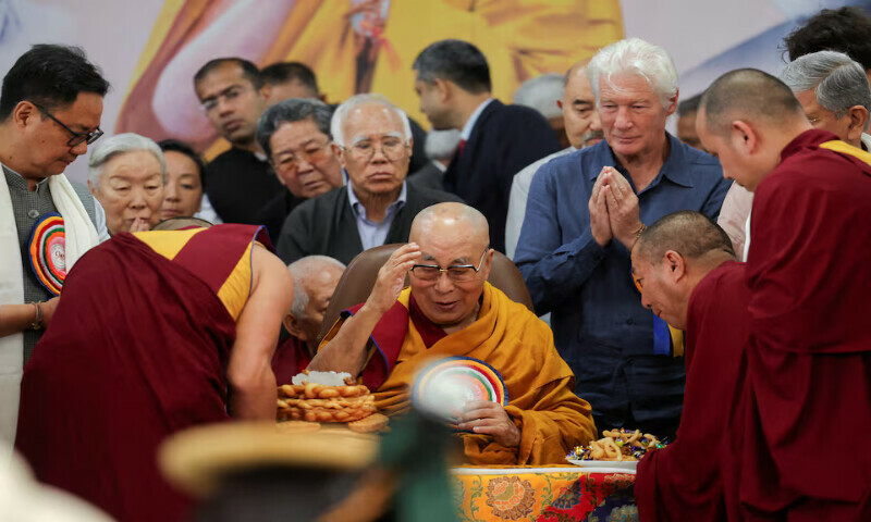Tibetan spiritual leader, the 14th Dalai Lama, is served food on his 90th birthday celebration at the Tsuglagkhang in the northern town of Dharamshala, India. – Reuters file Tibetan spiritual leader, the 14th Dalai Lama, is served food on his 90th birthday celebration at the Tsuglagkhang in the northern town of Dharamshala, India. – Reuters file