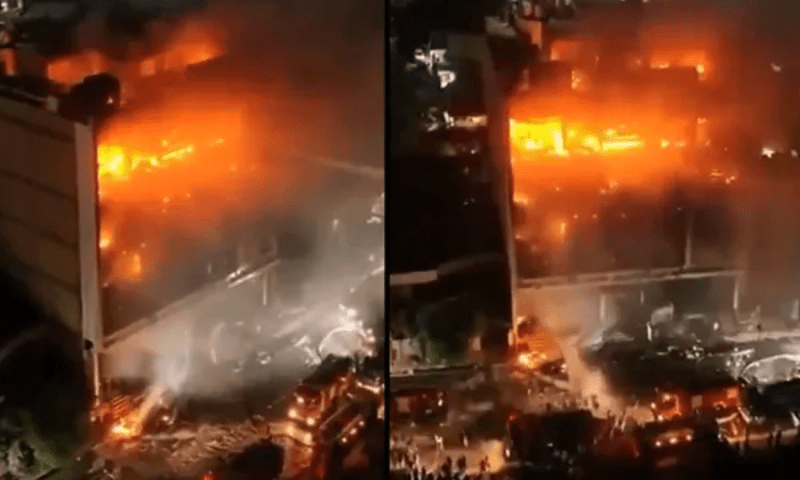 عراق کے شاپنگ مال میں خوفناک آتشزدگی سے 50 افراد ہلاک