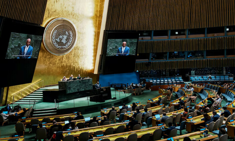 Britain’s Foreign Secretary David Lammy addresses a high-level conference at UN headquarters in New York City. – Reuters Britain’s Foreign Secretary David Lammy addresses a high-level conference at UN headquarters in New York City. – Reuters
