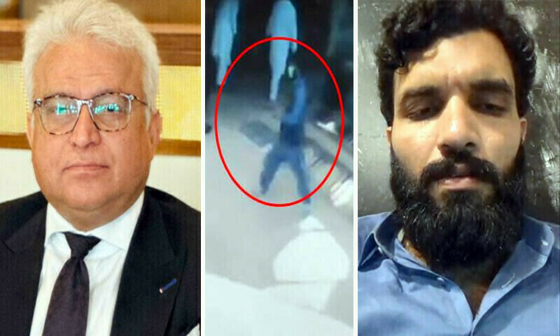 Slain lawyer Khawaja Shamsul Islam (left) and accused Imran Afridi (right). Slain lawyer Khawaja Shamsul Islam (left) and accused Imran Afridi (right).