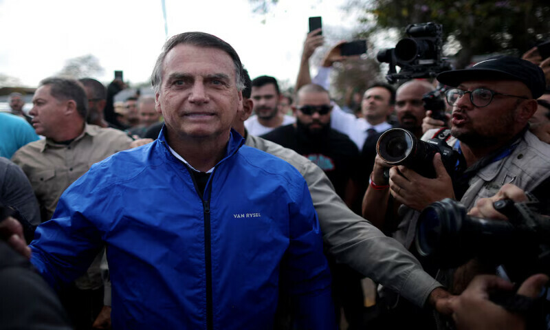 Former Brazil president Jair Bolsonaro. – Reuters file Former Brazil president Jair Bolsonaro. – Reuters file