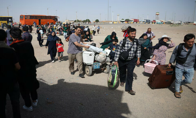 Afghan nationals arrive at a camp for returning migrants near the Islam Qala border crossing in Herat province, Afghanistan. – Reuters Afghan nationals arrive at a camp for returning migrants near the Islam Qala border crossing in Herat province, Afghanistan. – Reuters