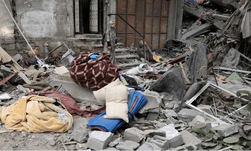 A Palestinian woman inspects the site of an overnight Israeli strike on a house, in Gaza City on August 7, 2025. Reuters A Palestinian woman inspects the site of an overnight Israeli strike on a house, in Gaza City on August 7, 2025. Reuters