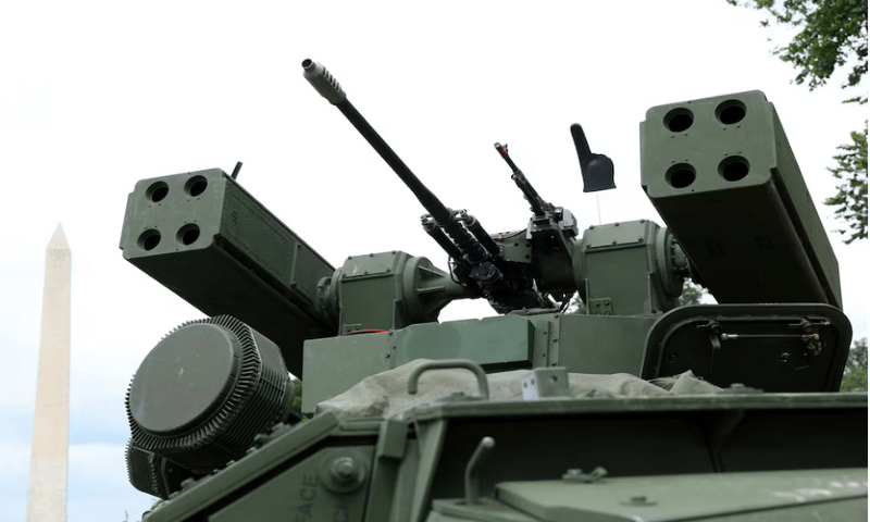 A view shows a Stryker armored vehicle with the Washington Monument in the background on the day of a military parade to commemorate the US Army’s 250th Birthday in Washington, DC, on June 14, 2025. Reuters file A view shows a Stryker armored vehicle with the Washington Monument in the background on the day of a military parade to commemorate the US Army’s 250th Birthday in Washington, DC, on June 14, 2025. Reuters file