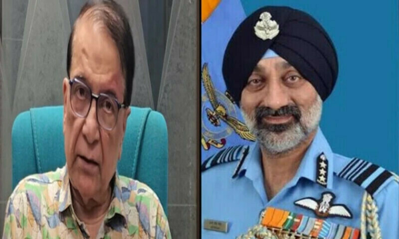 Pravin Sawhney (left) and Indian Air Chief Marshal Amar Preet Singh. File photo Pravin Sawhney (left) and Indian Air Chief Marshal Amar Preet Singh. File photo