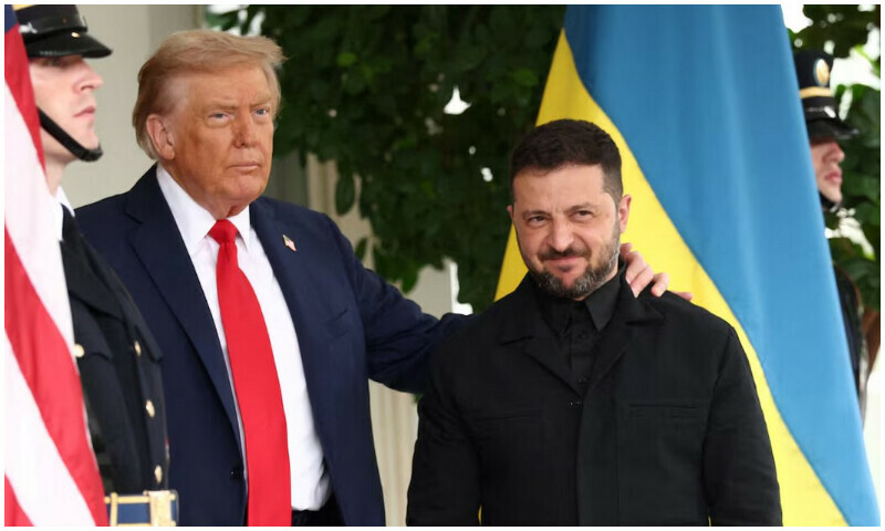 U.S. President Donald Trump greets Ukrainian President Volodymyr Zelenskiy at the White House, amid negotiations to end the Russian war in Ukraine, in Washington, D.C., U.S., August 18, 2025. REUTERS U.S. President Donald Trump greets Ukrainian President Volodymyr Zelenskiy at the White House, amid negotiations to end the Russian war in Ukraine, in Washington, D.C., U.S., August 18, 2025. REUTERS