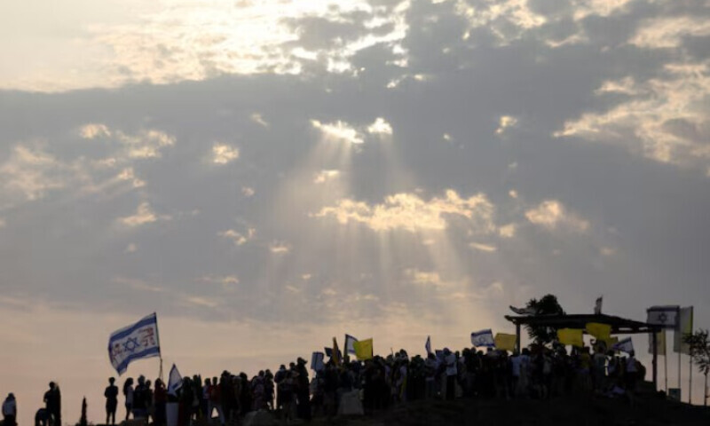 Israeli women take part in a protest demanding the end of the war in Gaza and the release of all hostages in captivity following Hamas deadly attack on Israel on October 7, 2023, near Kibbutz Nahal Oz and near the Israel border with Gaza, August 10, 2025. REUTERS Israeli women take part in a protest demanding the end of the war in Gaza and the release of all hostages in captivity following Hamas deadly attack on Israel on October 7, 2023, near Kibbutz Nahal Oz and near the Israel border with Gaza, August 10, 2025. REUTERS