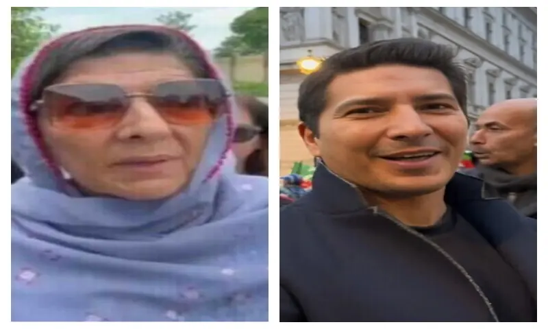 Aleema Khan and her son Shershah. File photo
