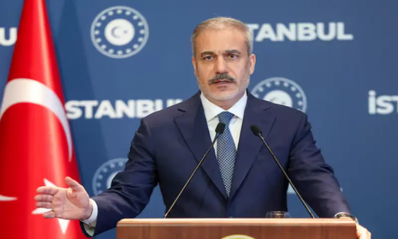 Turkiye’s Foreign Minister Hakan Fidan. Reuters file Turkiye’s Foreign Minister Hakan Fidan. Reuters file