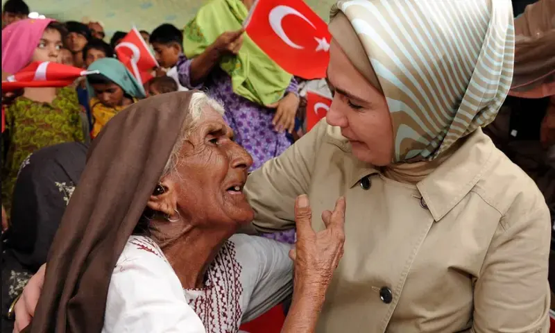 Photo via X/ @Emine Erdoğan Photo via X/ @Emine Erdoğan