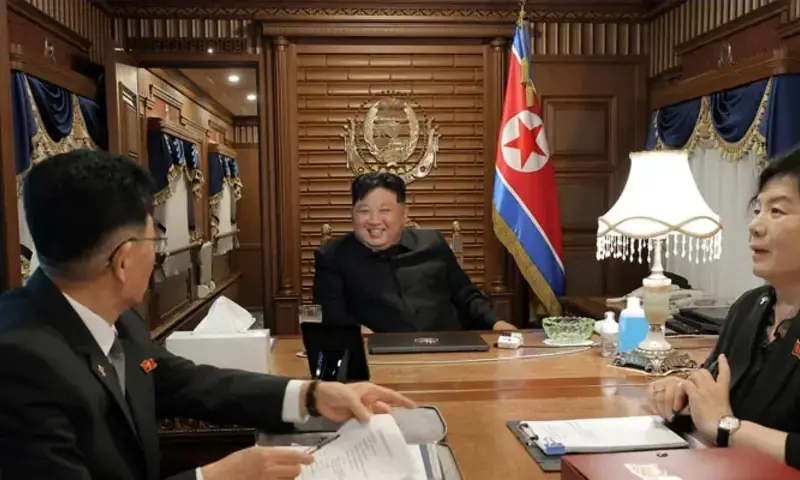 Kim Jong Un crosses into China for rare visit to attend military parade Kim Jong Un crosses into China for rare visit to attend military parade