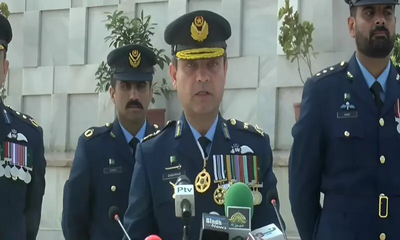 آپریشن بنیان مرصوص نے 6 ستمبر کی یاد دلائی، اگلی بار اسکور 0-6 نہیں بلکہ 0-60 ہوگا، ایئر وائس مارشل