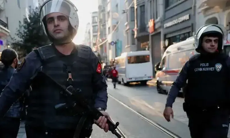 Turkish police personnel pictured at an incident site in this undated image. Photo via Reuters Turkish police personnel pictured at an incident site in this undated image. Photo via Reuters