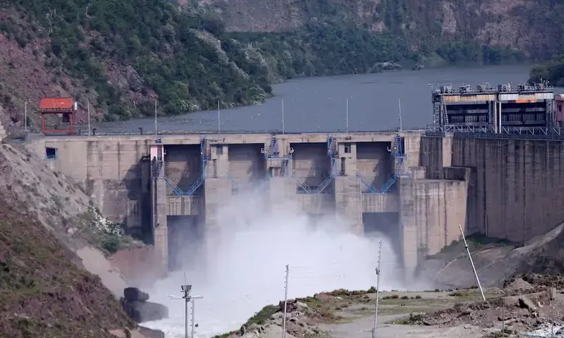 A view of the Uri-II hydroelectric project dam on the Jhelum River which flows from Indian Kashmir into Pakistan-administered Kashmir, near Uri in India-administered Kashmir’s Baramulla district, May 7, 2025. REUTERS A view of the Uri-II hydroelectric project dam on the Jhelum River which flows from Indian Kashmir into Pakistan-administered Kashmir, near Uri in India-administered Kashmir’s Baramulla district, May 7, 2025. REUTERS