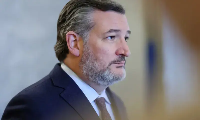 ] U.S. Senator Ted Cruz (R-TX) leaves the Senate floor after showing up to take part in consideration and a vote on a bill to repeal the Authorization for Use of Military Force against Iraq, on Capitol Hill in Washington, U.S., March 21, 2023. REUTERS