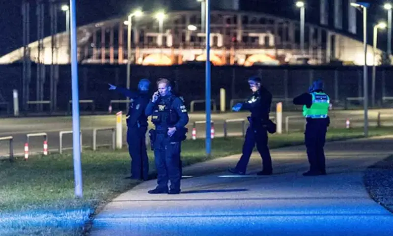 Police officers walk after all traffic has been closed at the Copenhagen Airport due to drone reports in Copenhagen, Denmark September 22, 2025. – Reuters Police officers walk after all traffic has been closed at the Copenhagen Airport due to drone reports in Copenhagen, Denmark September 22, 2025. – Reuters