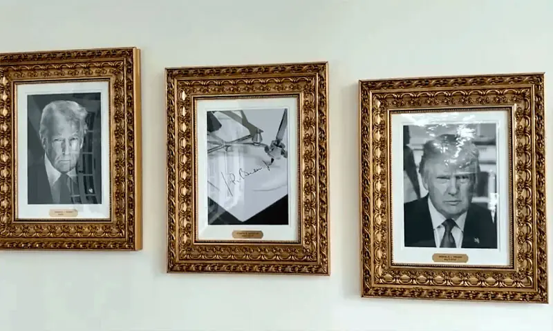 جو بائیڈن کی تضحیک: ٹرمپ نے صدارتی واک آف فیم پر سابق صدر کی جگہ ’آٹو پین‘ کی تصویر لگوا دی جو بائیڈن کی تضحیک: ٹرمپ نے صدارتی واک آف فیم پر سابق صدر کی جگہ ’آٹو پین‘ کی تصویر لگوا دی