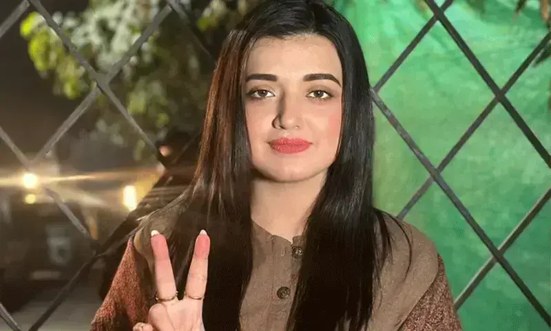 PTI activist Falak Javed. File photo PTI activist Falak Javed. File photo