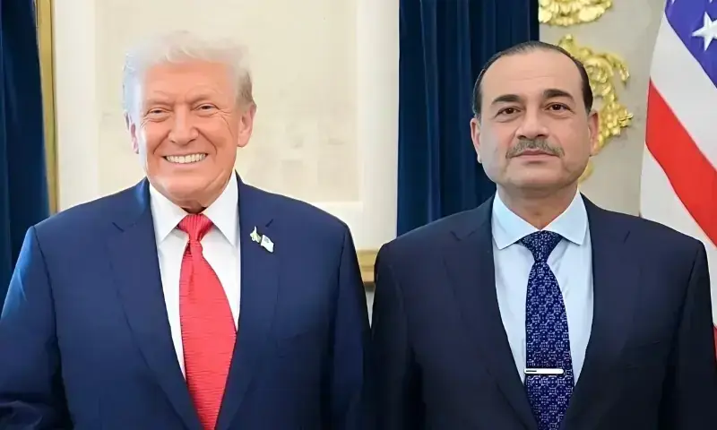 فیلڈ مارشل عاصم منیر کی تعریف میرے لیے اعزاز ہے، صدر ٹرمپ فیلڈ مارشل عاصم منیر کی تعریف میرے لیے اعزاز ہے، صدر ٹرمپ