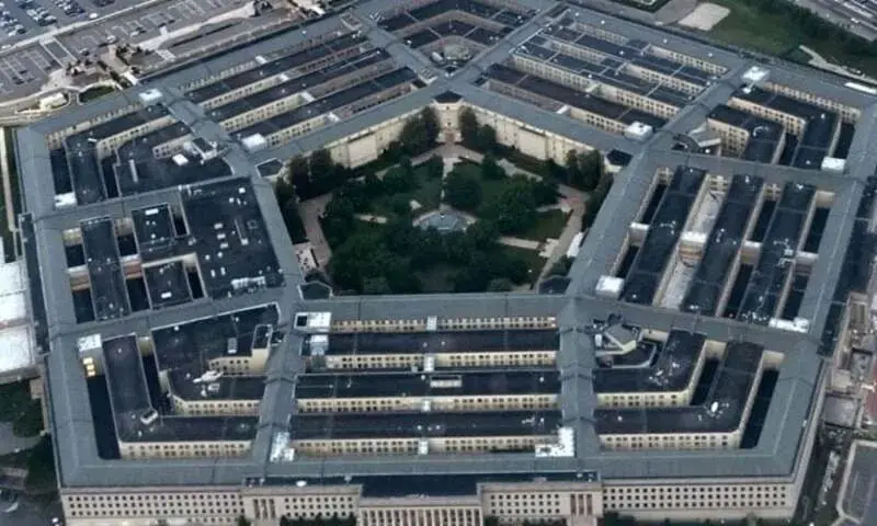 An aerial image of the Pentagon building. Photo via AFP An aerial image of the Pentagon building. Photo via AFP