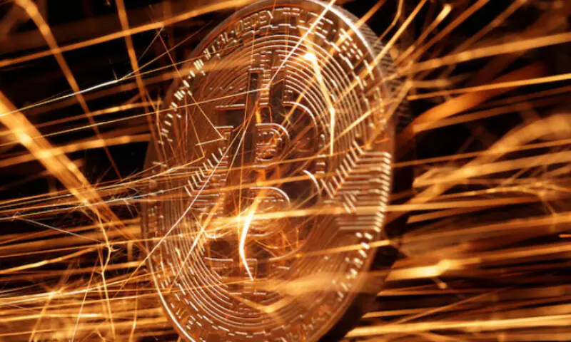 Sparks strike representation of cryptocurrency Bitcoin in this illustration taken November 24, 2024. REUTERS Sparks strike representation of cryptocurrency Bitcoin in this illustration taken November 24, 2024. REUTERS