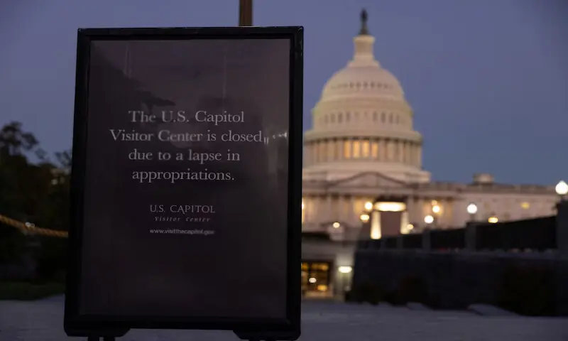 The US Capitol is seen behind signage indicating its closure due to a partial government shutdown in Washington, DC. – Reuters The US Capitol is seen behind signage indicating its closure due to a partial government shutdown in Washington, DC. – Reuters