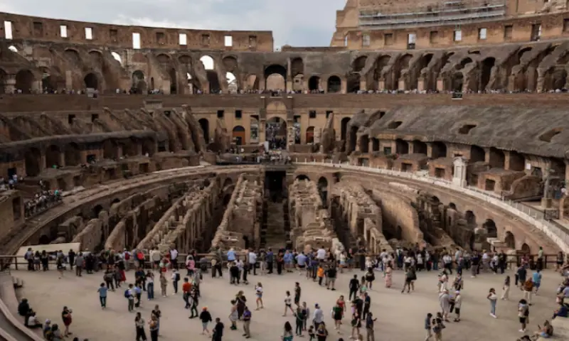 Tourists visit the Colosseum in Rome, Italy, on May 15, 2025. Reuters file Tourists visit the Colosseum in Rome, Italy, on May 15, 2025. Reuters file