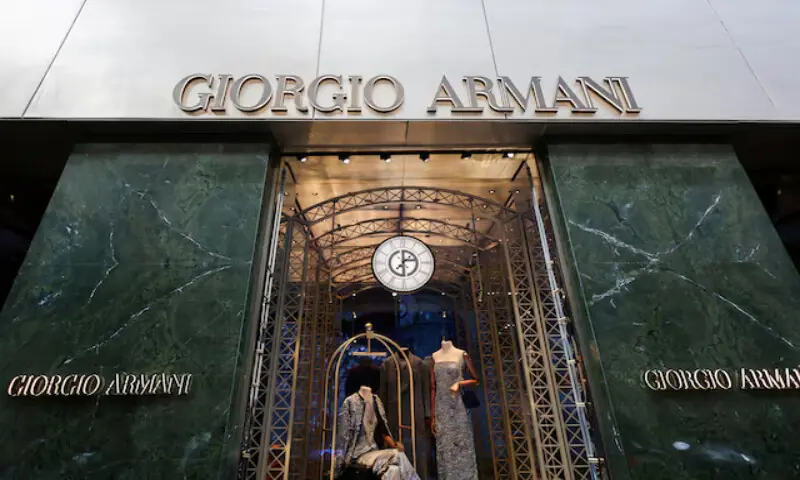 A Giorgio Armani store in Milan, Italy. – Reuters file A Giorgio Armani store in Milan, Italy. – Reuters file