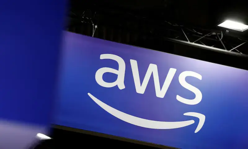 A logo for Amazon Web Services (AWS) is seen in Paris, France. – Reuters file A logo for Amazon Web Services (AWS) is seen in Paris, France. – Reuters file