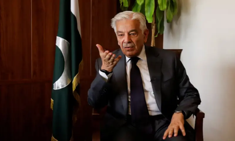 Defence Minister Khawaja Asif. Reuters Defence Minister Khawaja Asif. Reuters