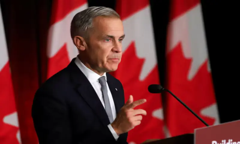 Canada’s Prime Minister Mark Carney makes a live address on Canada’s plan to build a stronger economy, in advance of the 2025 Budget, in Ottawa, Ontario, Canada, October 22, 2025//REUTERS Canada’s Prime Minister Mark Carney makes a live address on Canada’s plan to build a stronger economy, in advance of the 2025 Budget, in Ottawa, Ontario, Canada, October 22, 2025//REUTERS