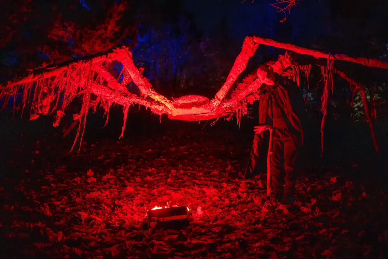 لیتھوانیا کے دارالحکومت ولنیئس میں ہیلووین کی تقریب کے دوران ایک شخص نے لباس پہن کر تصویر کے لیے پوز دیا۔ لیتھوانیا کے دارالحکومت ولنیئس میں ہیلووین کی تقریب کے دوران ایک شخص نے لباس پہن کر تصویر کے لیے پوز دیا۔