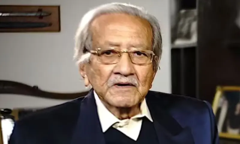 Former Sindh CM and defence minister Aftab Shaban Mirani. Screengrab/social media