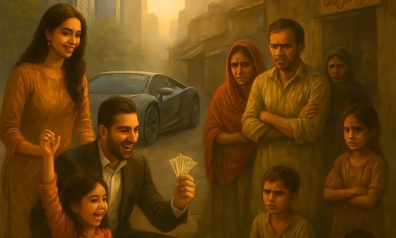 پاکستان میں امیر اور غریب کے درمیان وسائل کی غیر منصفانہ تقسیم