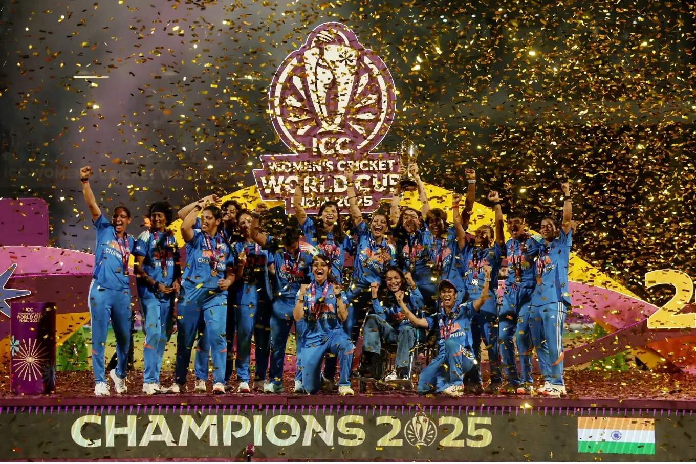 بھارت: ویمنز ورلڈکپ کا نیا فاتح