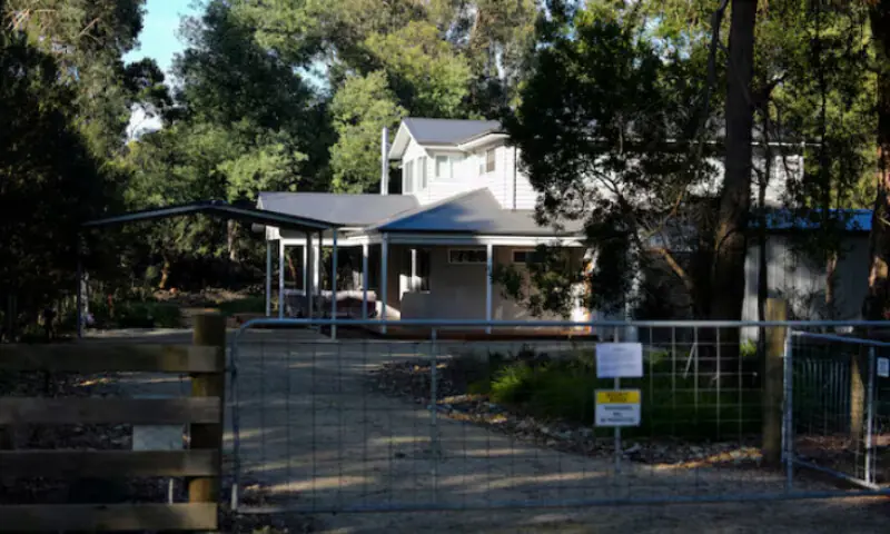 A general view of Erin Patterson’s house in Leongatha, Australia, June 24, 2025//REUTERS
