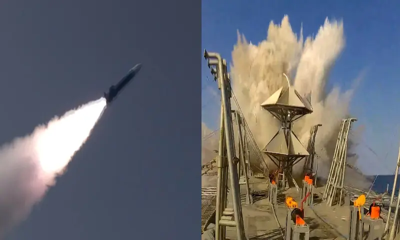 The Pakistan Navy conducts a successful flight test of an indigenously developed ship-launched Anti-Ship Ballistic Missile.