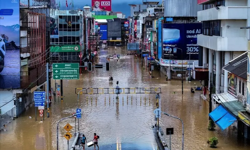 تھائی لینڈ: سیلاب کے باعث ہونے والی اموات 162 تک پہنچ گئیں