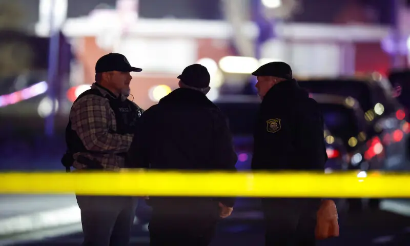 Members of the police work at the scene after several people were shot at a family gathering in Stockton, California. – Reuters Members of the police work at the scene after several people were shot at a family gathering in Stockton, California. – Reuters