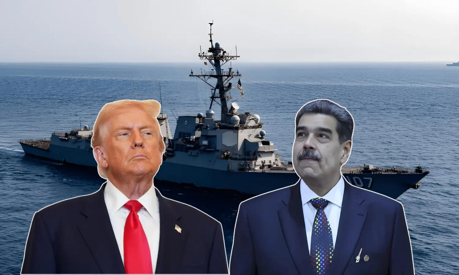 جنگ کی تیاری کے دوران ٹرمپ کی وینزویلا کے صدر سے بات کی تصدیق