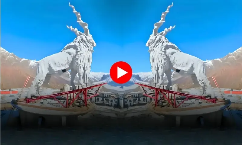 ناران میں دنیا کا سب سے بڑا مارخور کا مجسمہ نصب