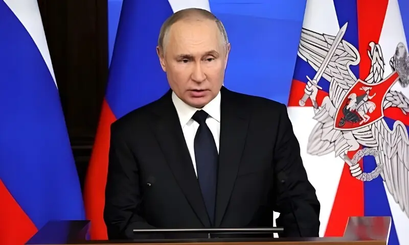 جنگ شروع کی تو مذاکرات کے لیے کوئی نہیں بچے گا: پیوٹن کی یورپ کو سخت تنبیہ