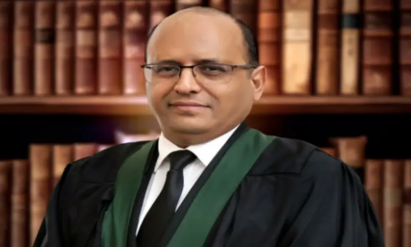 Justice Zafar Ahmed Rajput.